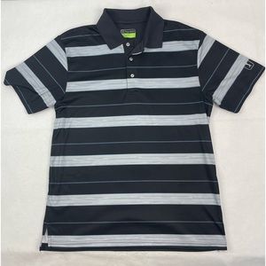 Mens Size Large PGA Tour Pro Series Athletic Fit Collar Polo Golf T Shirt